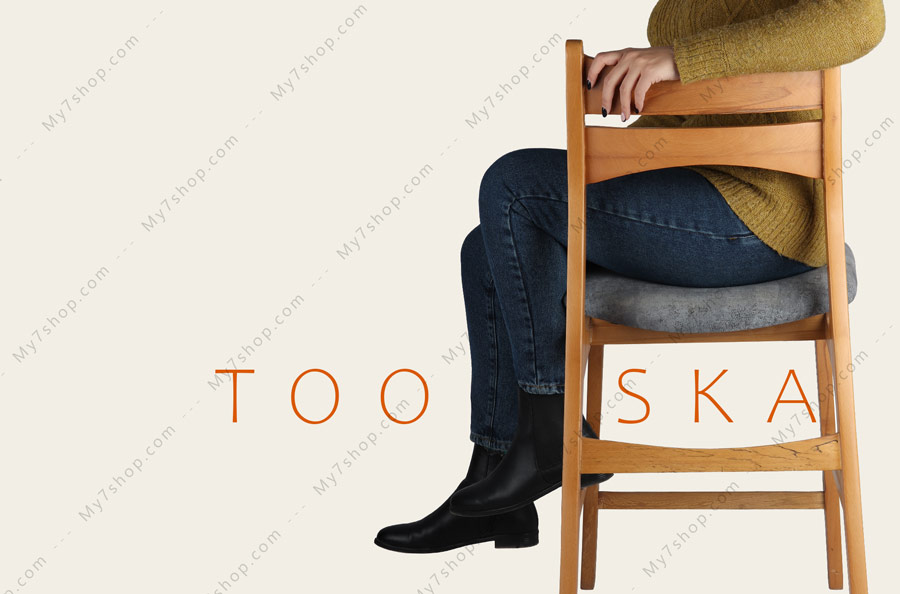 نشمین صندلی اپن چوبی توسکا